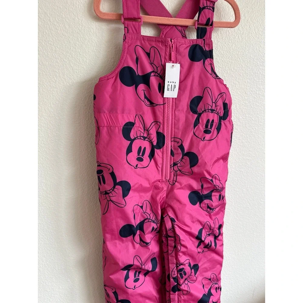 New  Baby Gap Minnie Mouse snow suit Size 4 toddler